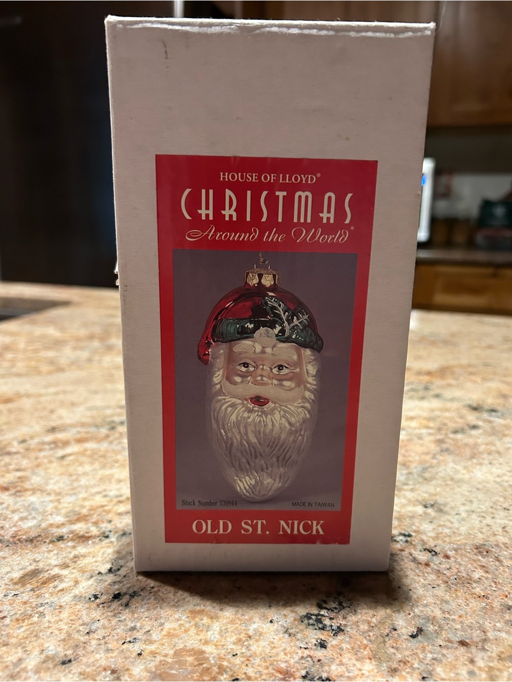 House of Lloyd Christmas Around The World “Old Saint Nick” 530944 Glass Ornament